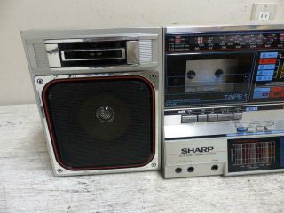 Vintage Sharp GF - 780Z Ghetto Blaster Boombox Radio 2