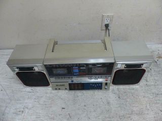 Vintage Sharp GF - 780Z Ghetto Blaster Boombox Radio 5