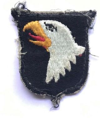 Vintage Wwii Us Army 101st Airborne Screaming Eagle Patch