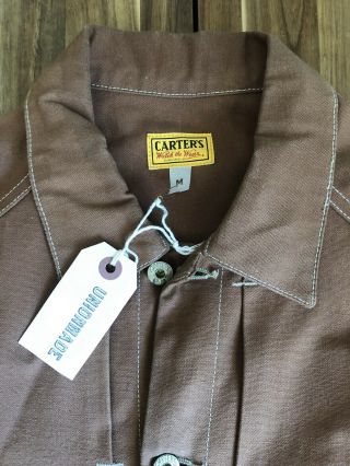HW Carters Duck 12oz Rustler Work Jacket Type3 Vintage Style Medium Unionmade 4