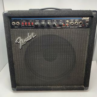 Vintage Fender Model Jam Electric Guitar Amp 75 Watt 1990s 4 Channel 60 Hz 120 V