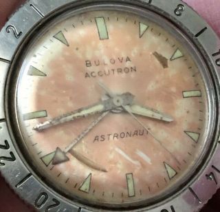 Vintage 1960 ' s Bulova Accutron Astronaut Men ' s Wrist Watch 2