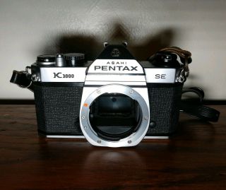Near & Pentax K1000 Se Camera Body,  Strap Vintage 35mm Asahi