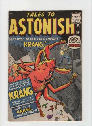 Tales To Astonish 14 Vintage Marvel Atlas Comic Pre - Hero Horror Golden Age 10c