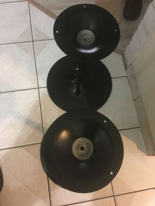 Vintage Bose 901 Black TULIP SPEAKER STANDS - PEDESTALS 2