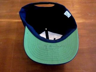 Mickey Mantle Yogi Berra York Yankees Hof Signed Auto Vintage Cap Hat Jsa