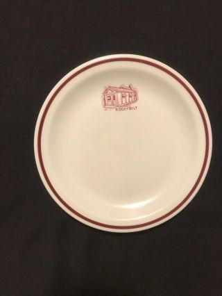 Rare Vintage Rockybilt System Hamburgers Restaurant Ware Plate Mayer China