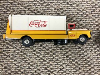 Coca - Cola Toy Tin Truck Antique Rare Vintage 1950’s Collectible