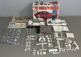 Vintage ‘72 Chevy Vega Model Kit By Mpc General Mills Fun Group 1/25