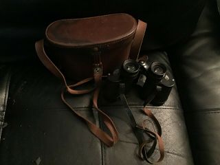 Carl Zeiss Vintage Binoculars Jena Deltrintem 8x30 With Matching Case