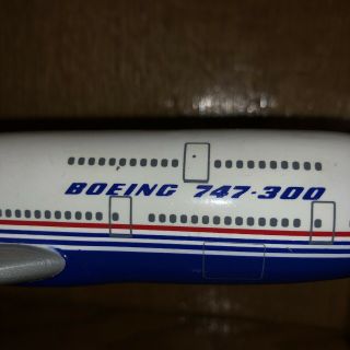 Rare Vintage Boeing 747 - 300 Boeing Colors AirJet 1/200 Scale Model 3