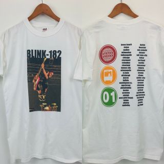 Vintage Blink - 182 2001 Take Off Your Pants Jacket Tour Concert Shirt Size Large