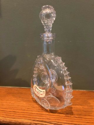 Vintage REMY MARTIN Louis XIII Cognac BACCARAT Crystal Glass Decanter w/ Label 3