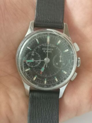 Sekonda Soviet Ussr Vintage Watch Chronograph Mechanical Cccp Russian Airforce