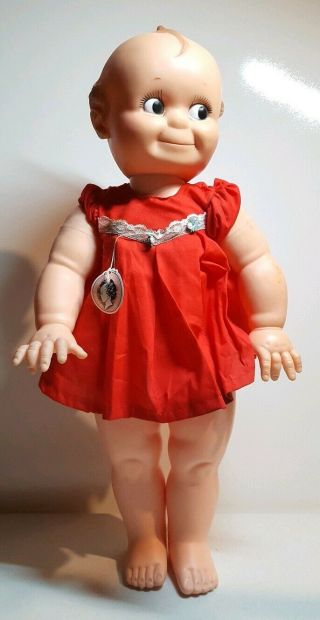 Cameo Kewpie Girl Doll 26 " Vintage Strombecker 