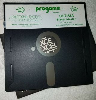 Rare Progame Ultima Program Disk by Lord British California Pacific Computer Co 3