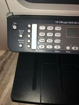 HP OfficeJet 5610 All - In - One Inkjet USB Printer - - RARE VINTAGE - SHIPS N 24HR 5