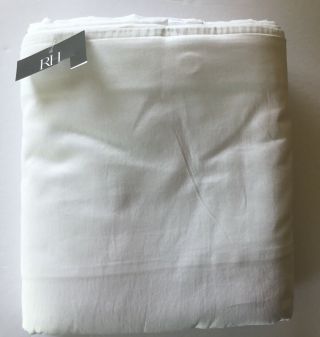 Restoration Hardware VINTAGE WASHED 600 TC SATEEN Duvet Cover King White 2