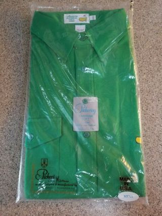 Vintage 70s Pickering Polo Shirt Lisle Cotton Augusta National Masters Golf XXL 6