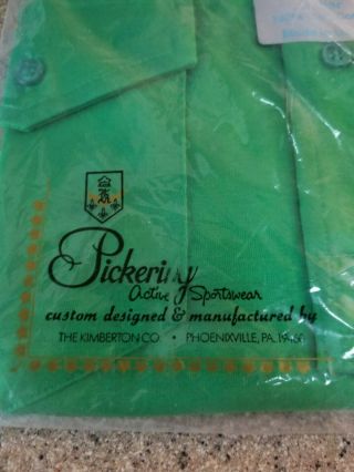 Vintage 70s Pickering Polo Shirt Lisle Cotton Augusta National Masters Golf XXL 7