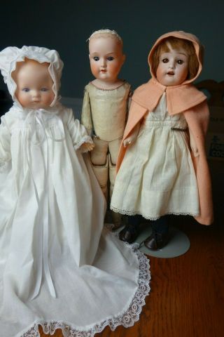 Antique German Bisque Dolls Armand Marseille Bye Lo Baby ?