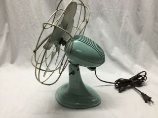Vintage Westinghouse Oscillating Electric Table Fan A010 - 1 12” Metal 5 Blade Usa