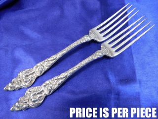 Reed & Barton Les Six Fleurs Sterling Silver Place Fork - S