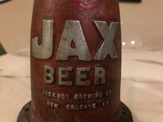 Vintage Early JAX BEER FLAT TOP CAN OPENER Orleans Texas Advertising Sign 3