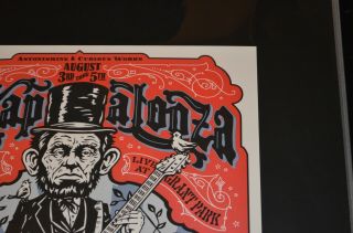 Pearl Jam Chicago Lollapalooza 8/3 - 8/5 2007 Poster - Ames Bros.  - RARE 3