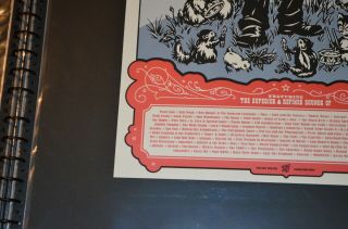 Pearl Jam Chicago Lollapalooza 8/3 - 8/5 2007 Poster - Ames Bros.  - RARE 4