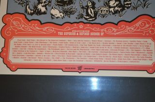 Pearl Jam Chicago Lollapalooza 8/3 - 8/5 2007 Poster - Ames Bros.  - RARE 8