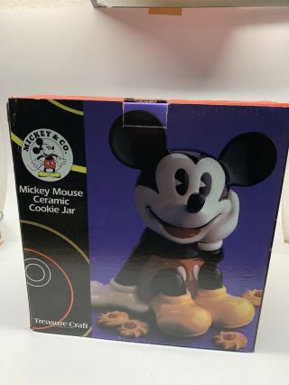 Vintage Mickey Mouse Cookie Jar,  Disney,  Treasure Craft,  Cin