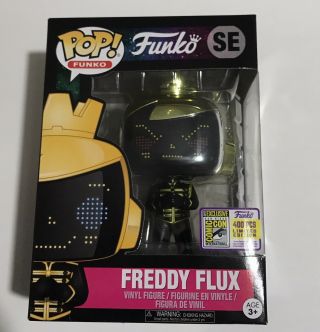 Funko Pop Sdcc 2017 Fundays Zenith Freddy Flux Mean Angry Le 1/400 Rare