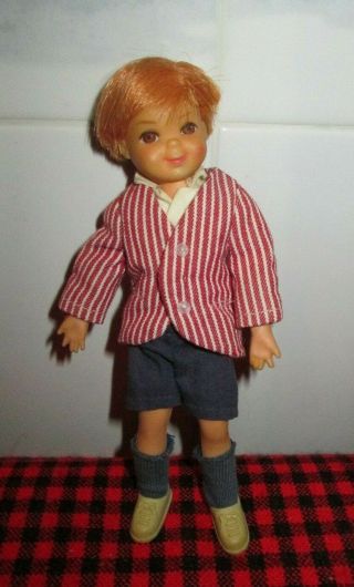 1966 Rare Barbie Vtg.  " Todd Doll " Sundae Treat 3556 Doll,  Outfit Complete,  Nrmint