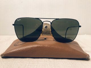 Vintage Ray Ban Aviator Sunglasses With Case Bausch & Lomb Ear Wrap