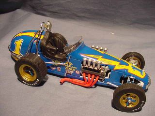 Al Unser 1 Gmp Johnny Lightning Vintage Dirt Champ Race Car 1:18 Diecast Acme