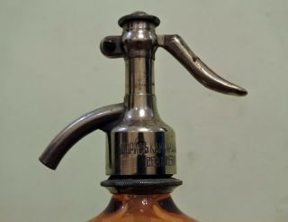 Vintage extremely rare Soda Siphon Seltzer Bottle from Bulgaria 9