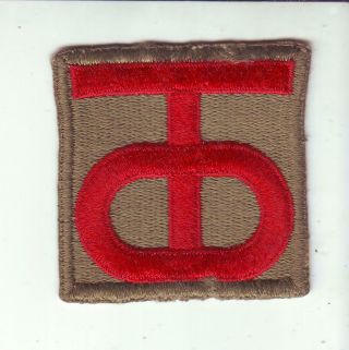 W.  W.  Ii U.  S.  90th Infantry Division Patch