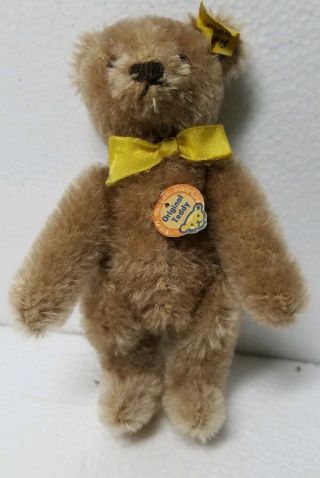 Vintage 1950s Steiff Teddy Bear W/ Tag & Button