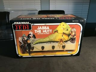 Vintage 1983 Kenner Star Wars Jabba The Hutt Playset MISB Piece 2