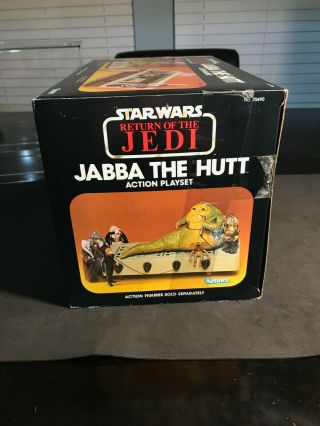 Vintage 1983 Kenner Star Wars Jabba The Hutt Playset MISB Piece 3