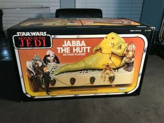 Vintage 1983 Kenner Star Wars Jabba The Hutt Playset MISB Piece 4