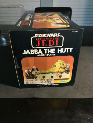 Vintage 1983 Kenner Star Wars Jabba The Hutt Playset MISB Piece 5