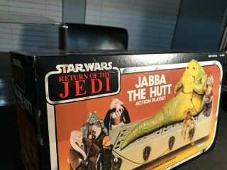 Vintage 1983 Kenner Star Wars Jabba The Hutt Playset MISB Piece 8