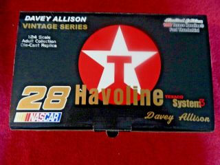 DAVEY ALLISON 1990 28 TEXACO HAVOLINE 1/24 TEAM CALIBER VINTAGE SERIES DIECAST 4