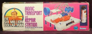 Vintage The Six Million Dollar Man - Bionic Transport And Repair Station Ca 1975