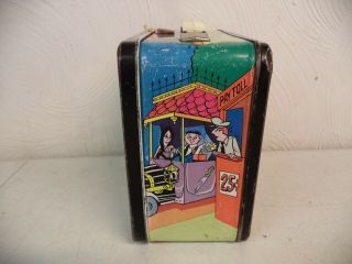 VINTAGE 1974 KING - SEELEY ADDAMS FAMILY METAL LUNCHBOX COMPLETE WITH THERMOS 5