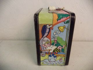 VINTAGE 1974 KING - SEELEY ADDAMS FAMILY METAL LUNCHBOX COMPLETE WITH THERMOS 6