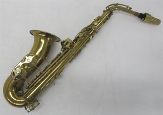 Revelle Vintage Alto Saxophone Sn 38730 Made In Italy W/ Rico B3 Mouthpiece