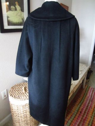 Vintage Lilli Ann 50 ' s Blin & Blin Black Coat Size Small to Med.  / 4